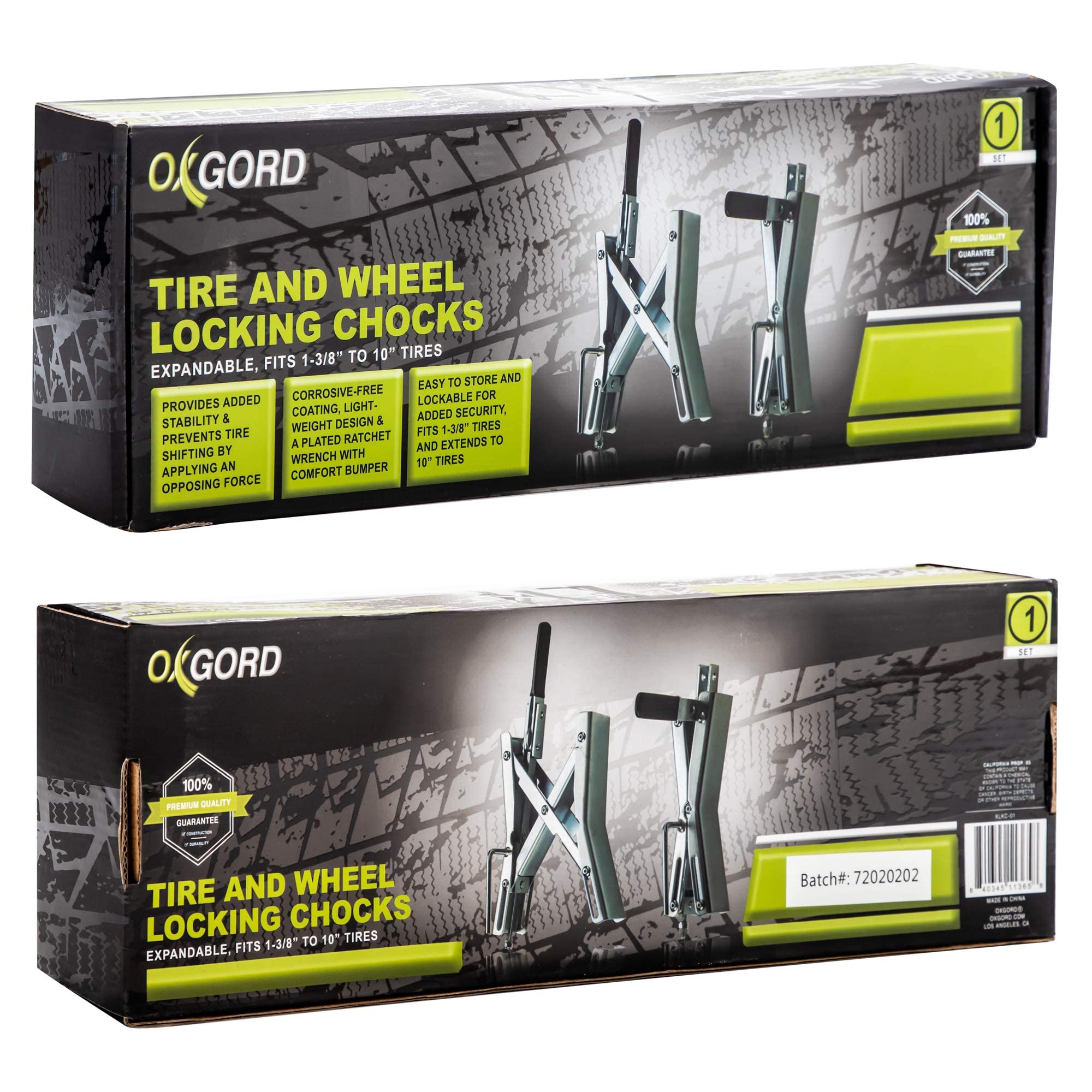 Amazon.com: OxGord Axel-Chock Wheel-Stabilizer for RV, Trailer